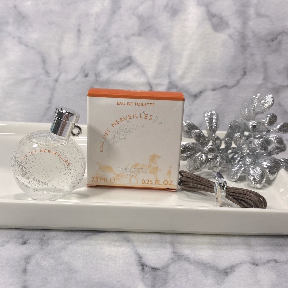 HERMES Eau des Merveilles EDT Woody Amber Orange-Mini 7.5 ml,0.25oz-BOXED-NEW - Picture 9 of 16